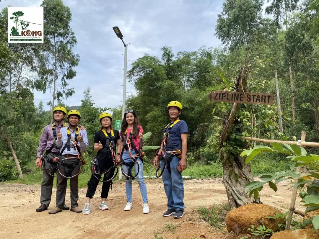 Zipline Canopy Experience at Kong Forest Nha Trang