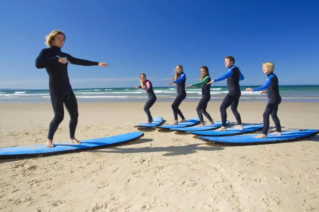 Surf Lessons at Surfers Paradise, Broadbeach or Coolangatta