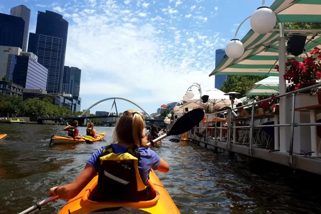 Yarra River Kayak Tour with Eureka Skydeck Entry in Melbourne