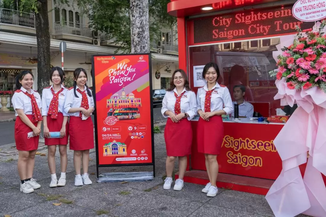 胡志明市双层观光巴士票（City Sightseeing 提供）