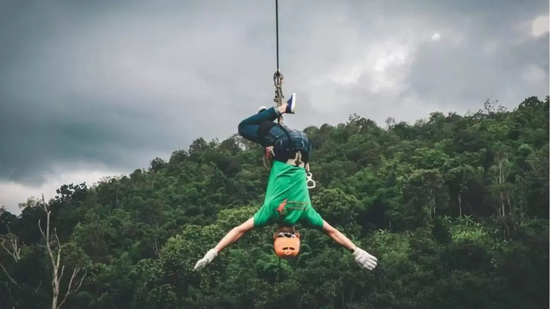 清邁 Maewang高空滑索體驗