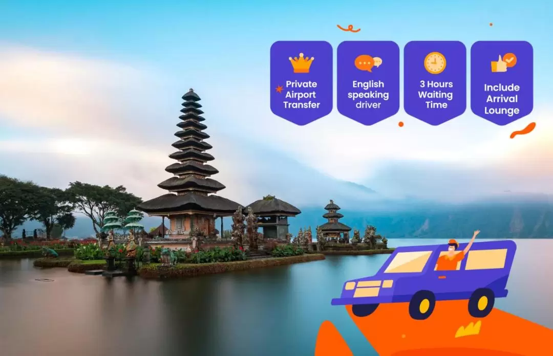 Private Airport Transfer with International Arrival Lounge Pass in Bali