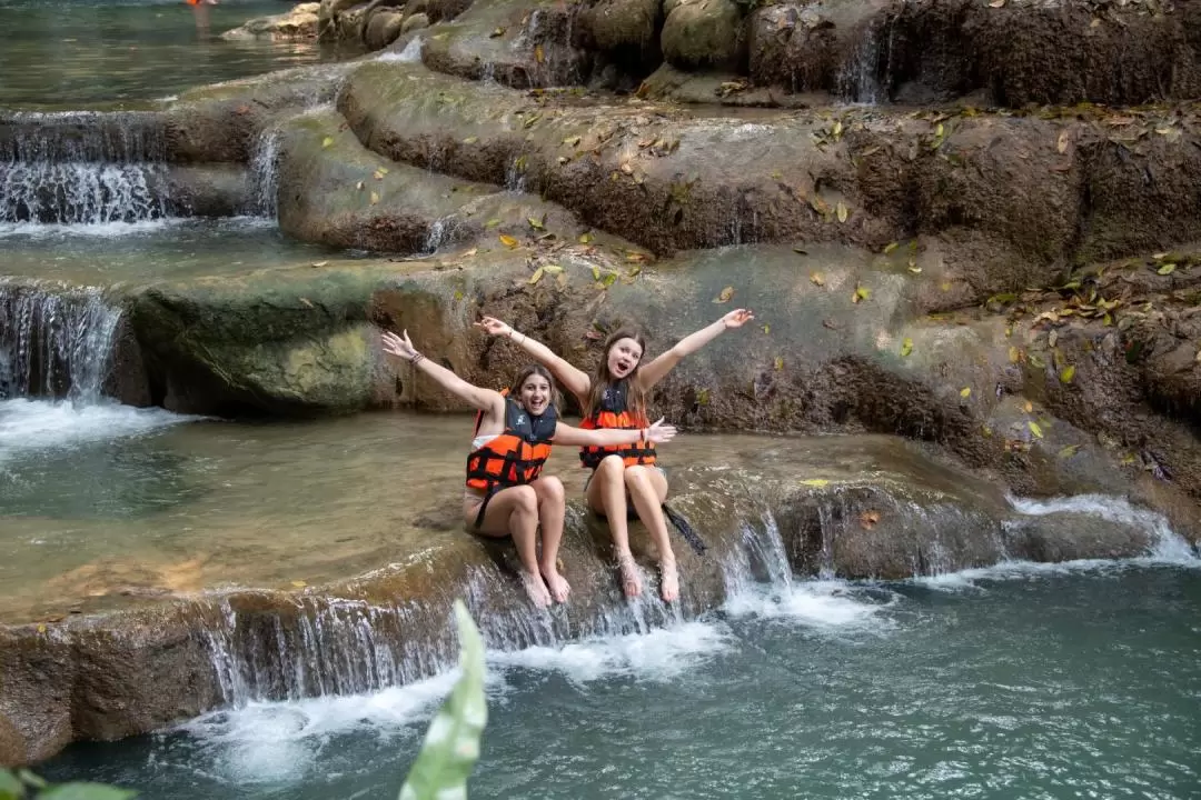 Erawan National Park Tour Waterfall and River Kwai Full Day Tour