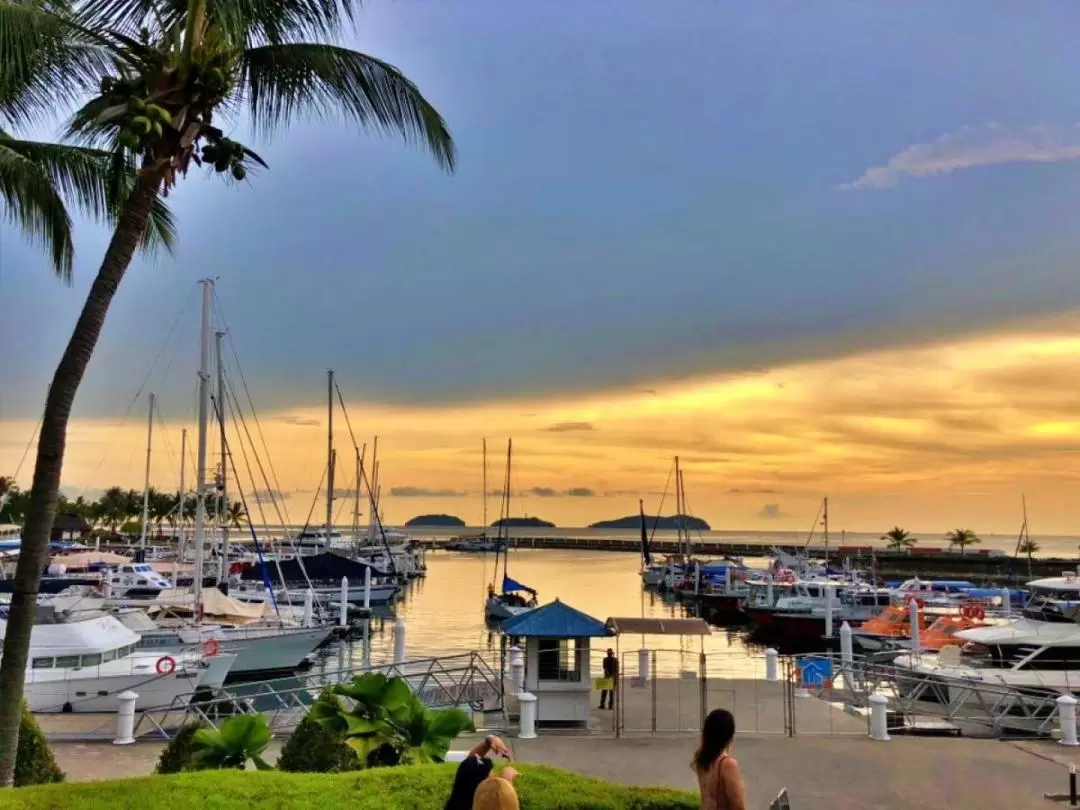 Sunset and City Night Dinner Cruise with Complimentary Drinks in Kota Kinabalu