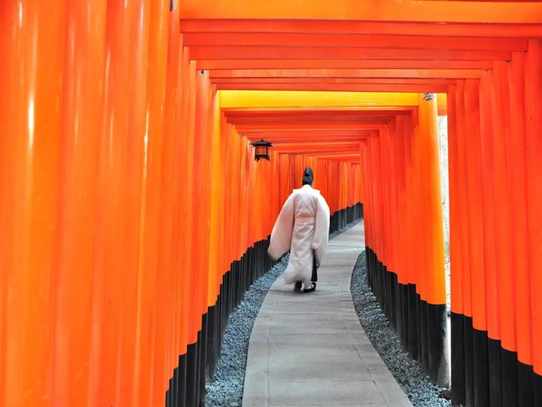 Fushimi Inari-taisha, Arashiyama, Kiyomizu-dera day tour from Osaka 
