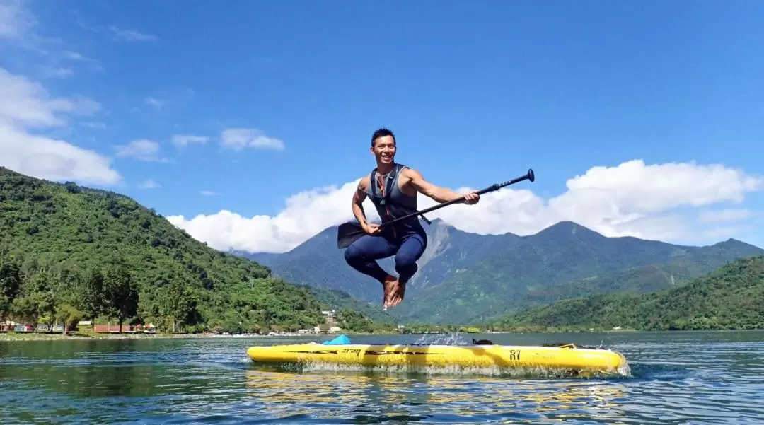 花蓮：鯉魚潭SUP立式划槳・獨木舟體驗