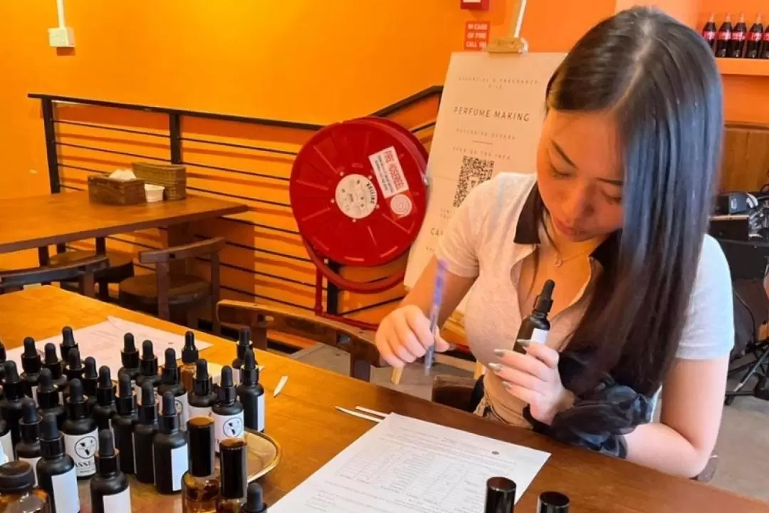 精油製作體驗（Vcube Scenting提供）