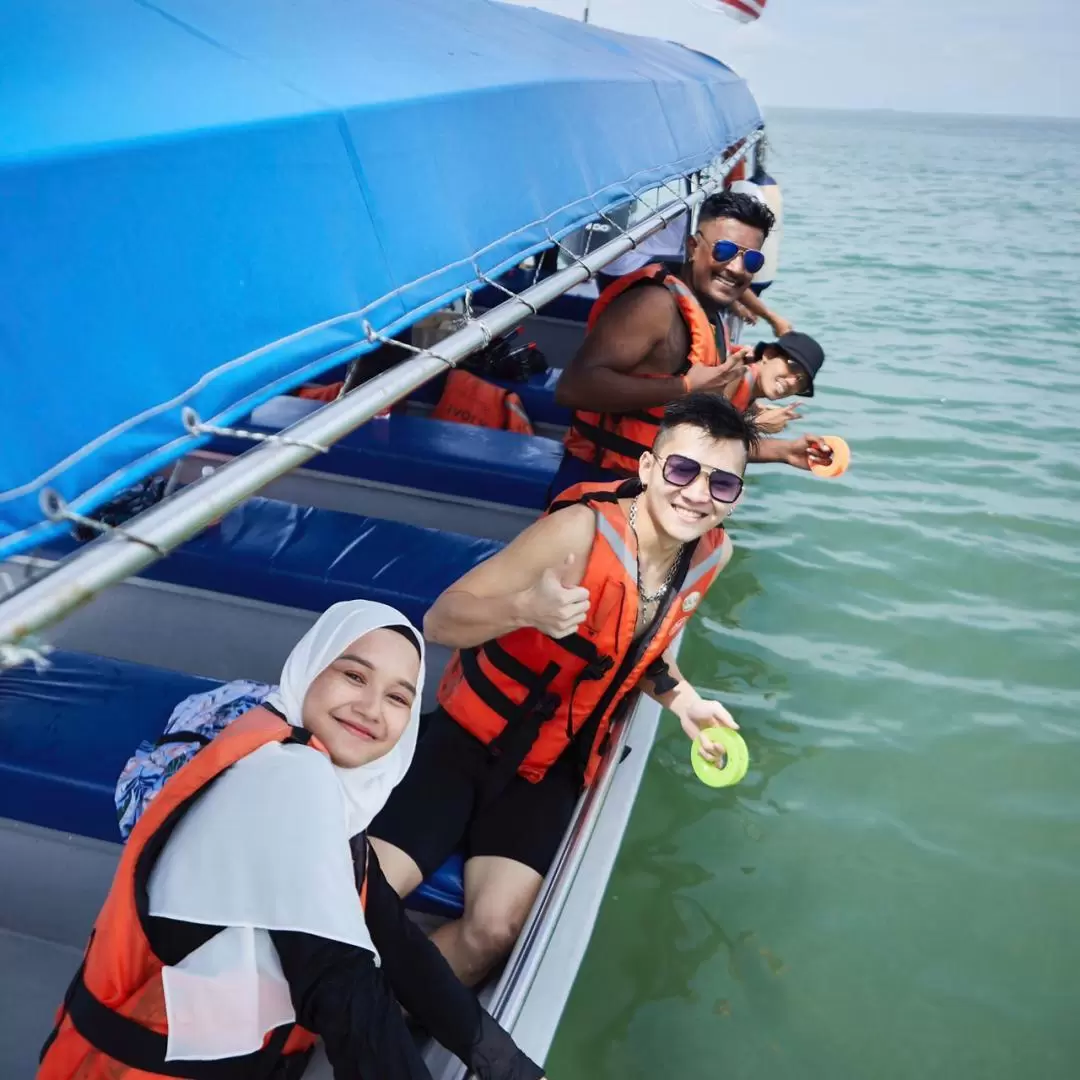 Boat Tour with Water Activities and Seafood Lunch in Port Dickson