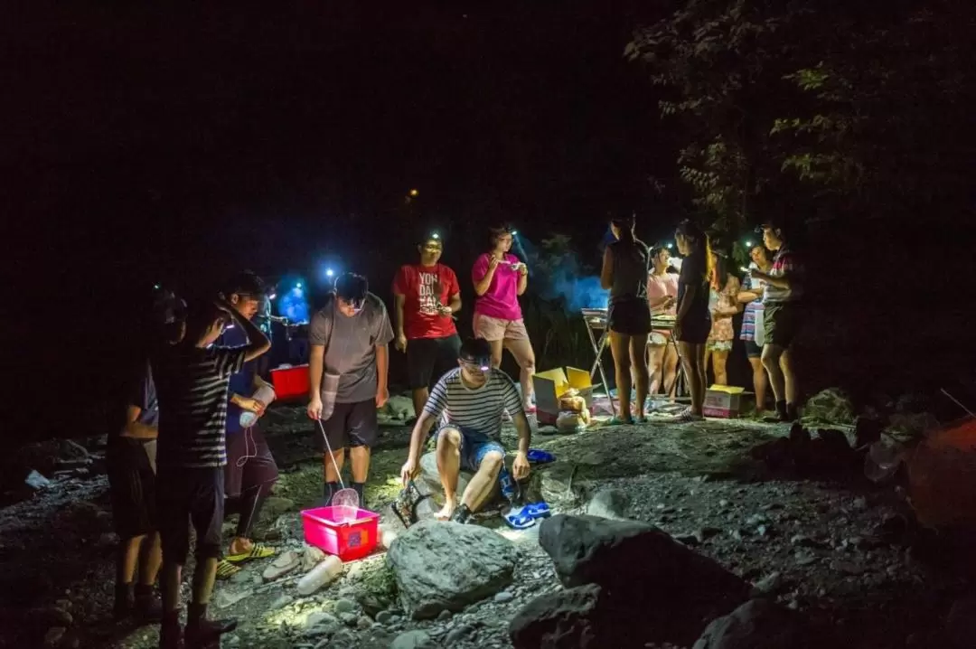 Hualien | Shrimp Catch & BBQ Experience at Night