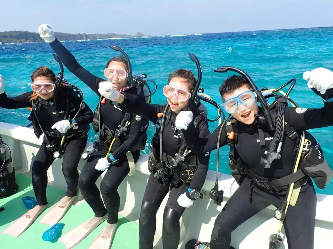 沖繩｜3天PADI開放水域潛水員課程｜免費攝影拍照｜中文教練