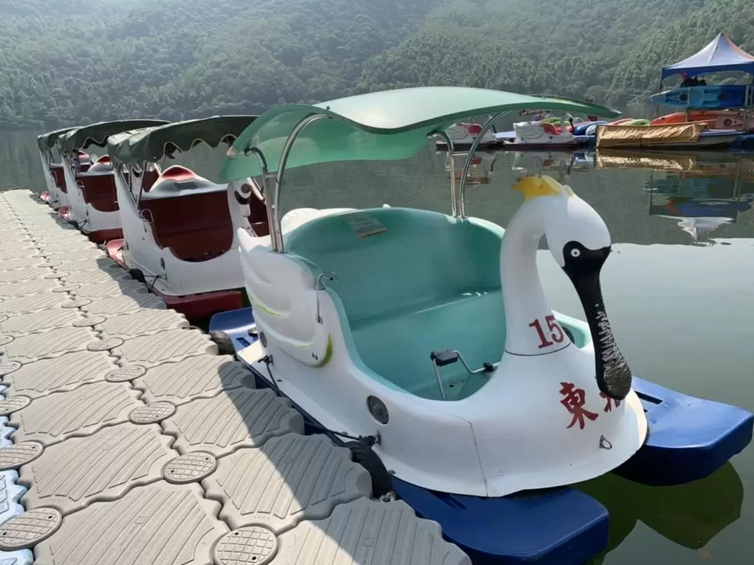 Pedal Boat Experience at Liyu Lake in Hualien