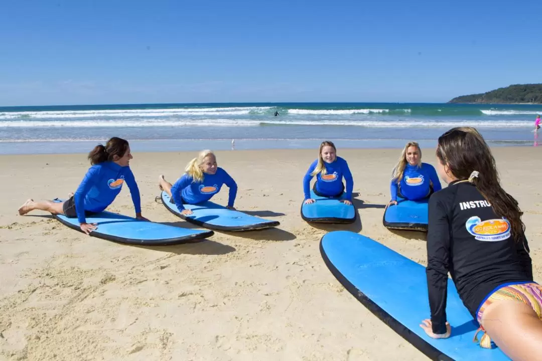 Surf Lessons at Surfers Paradise, Broadbeach or Coolangatta