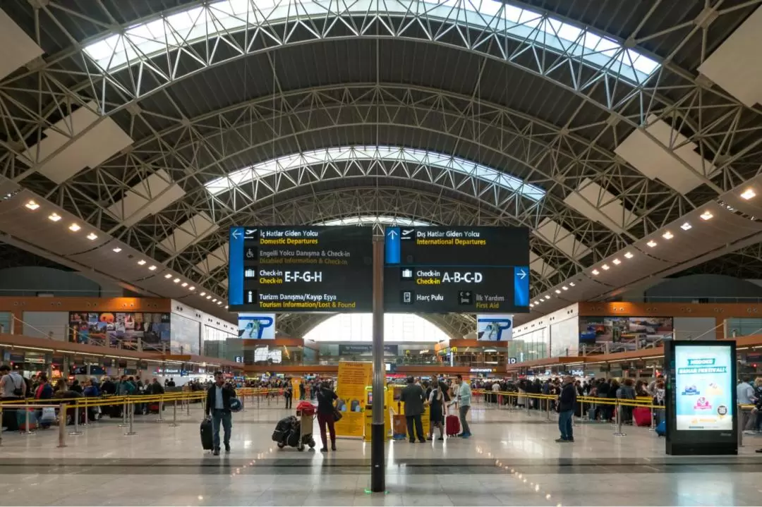 사비하 괵첸 공항 프라이빗 픽업/샌딩 서비스 