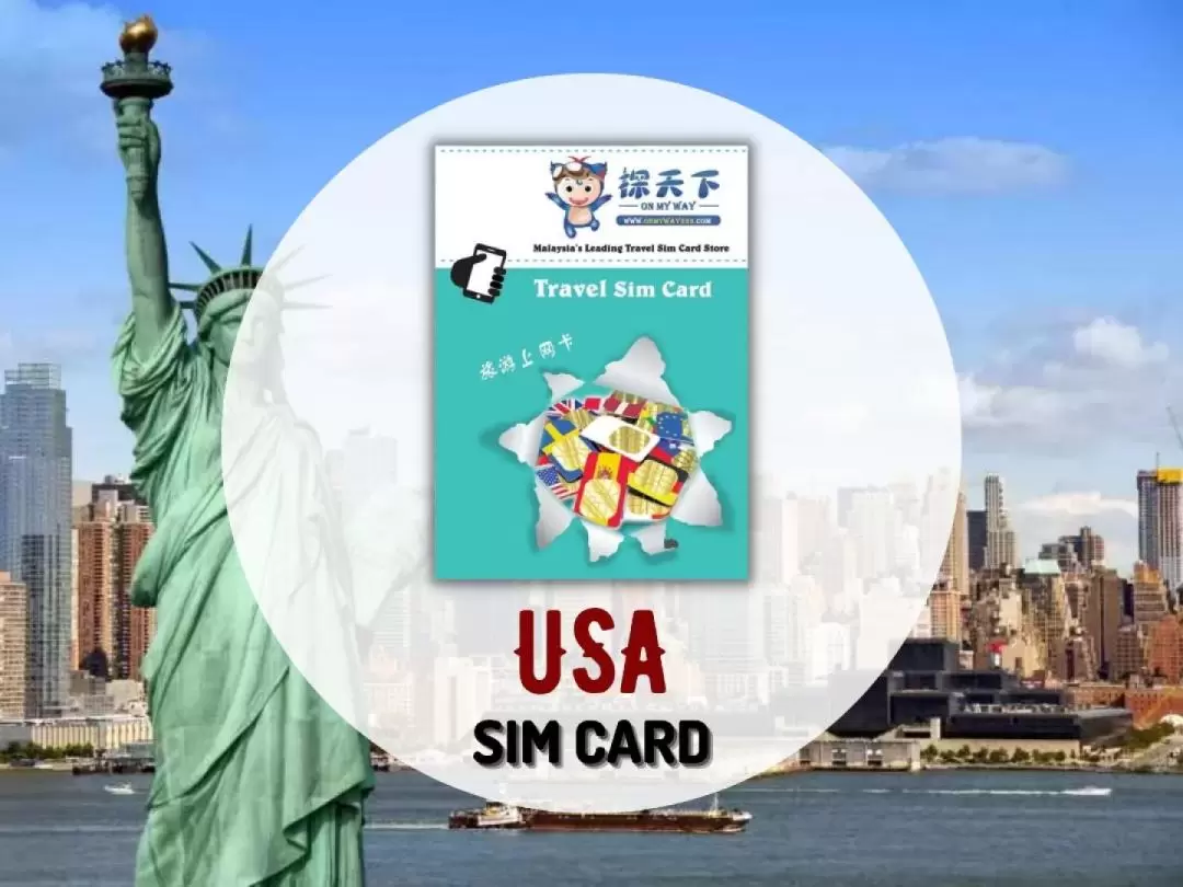 4G SIM Card (SG & MY Delivery) for USA