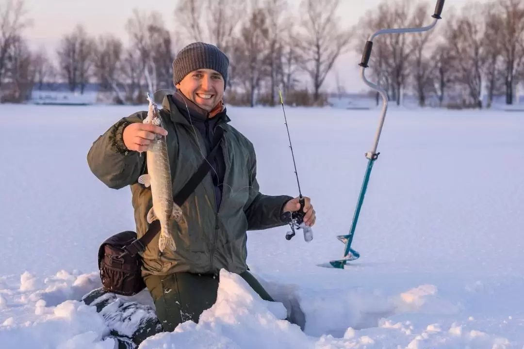 Ice Fishing Lapland Experience from Rovaniemi