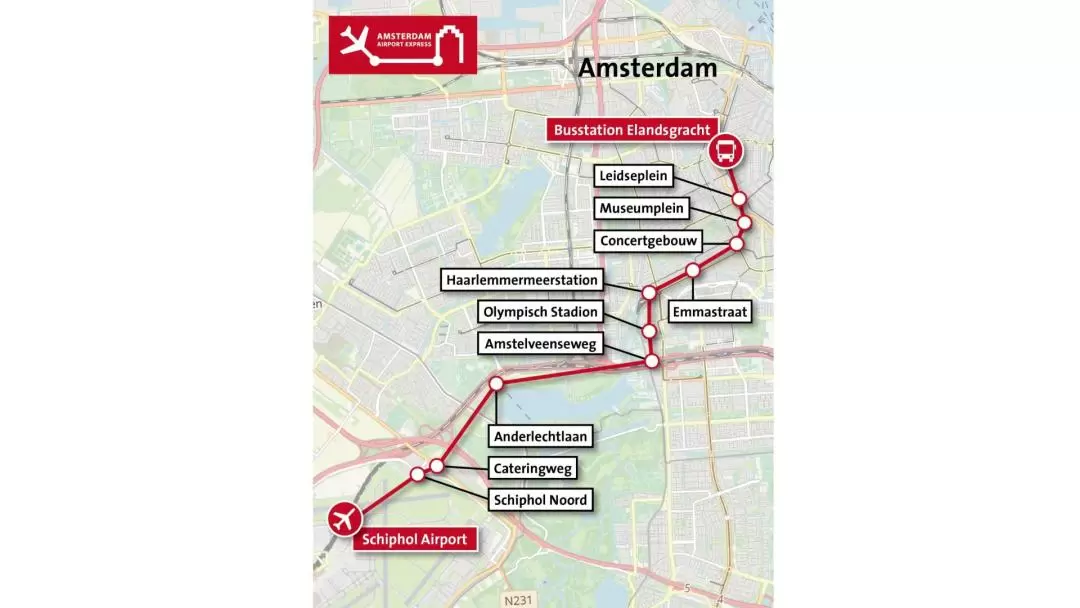 Amsterdam Schiphol Airport - Amsterdam Shared Transfer