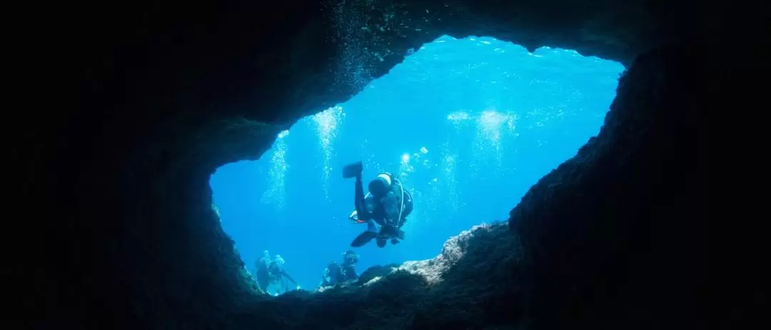 Onna Village Blue Cave Scuba Diving and Snorkeling Experience