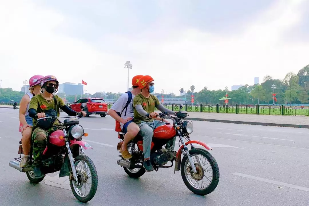 Romantic Hanoi Sunrise/Sunset Vintage Minsk Motorbike Tour