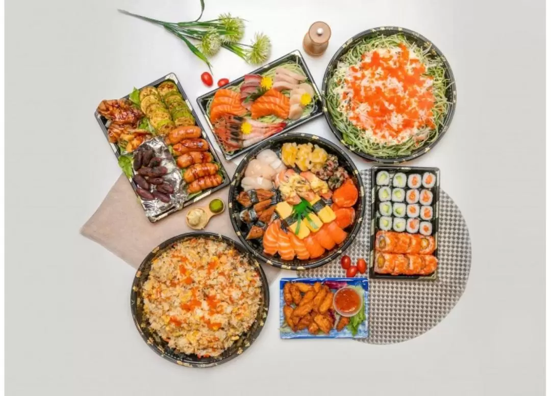 【FREE Delivery for Most Sets】Japanese Catering: Sushi & Sashimi Set, Japanese Snacks・Ninoen | Klook DIscounted Price (Except Remote Areas)