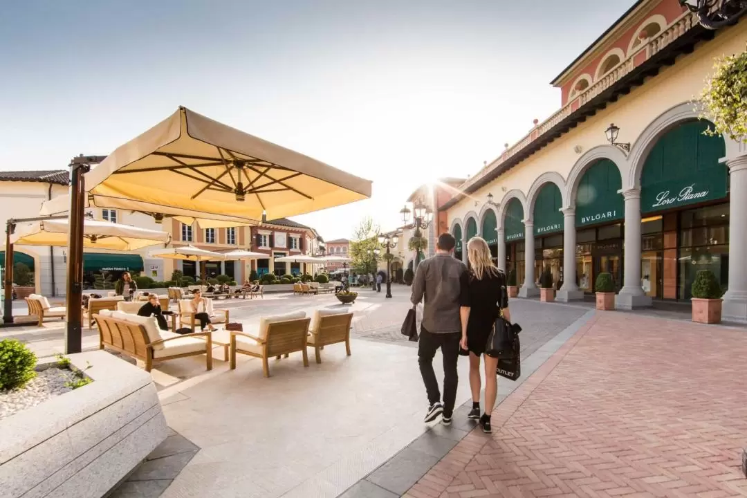 Serravalle Designer Outlet Shopping Experience from Milan