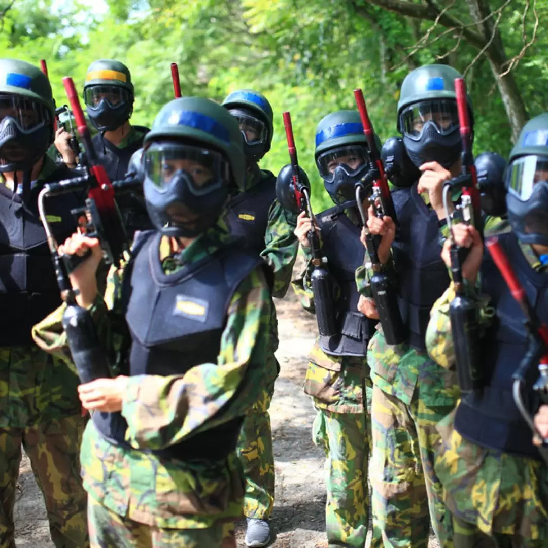 Paintball Battle in Tainan Guanmiao