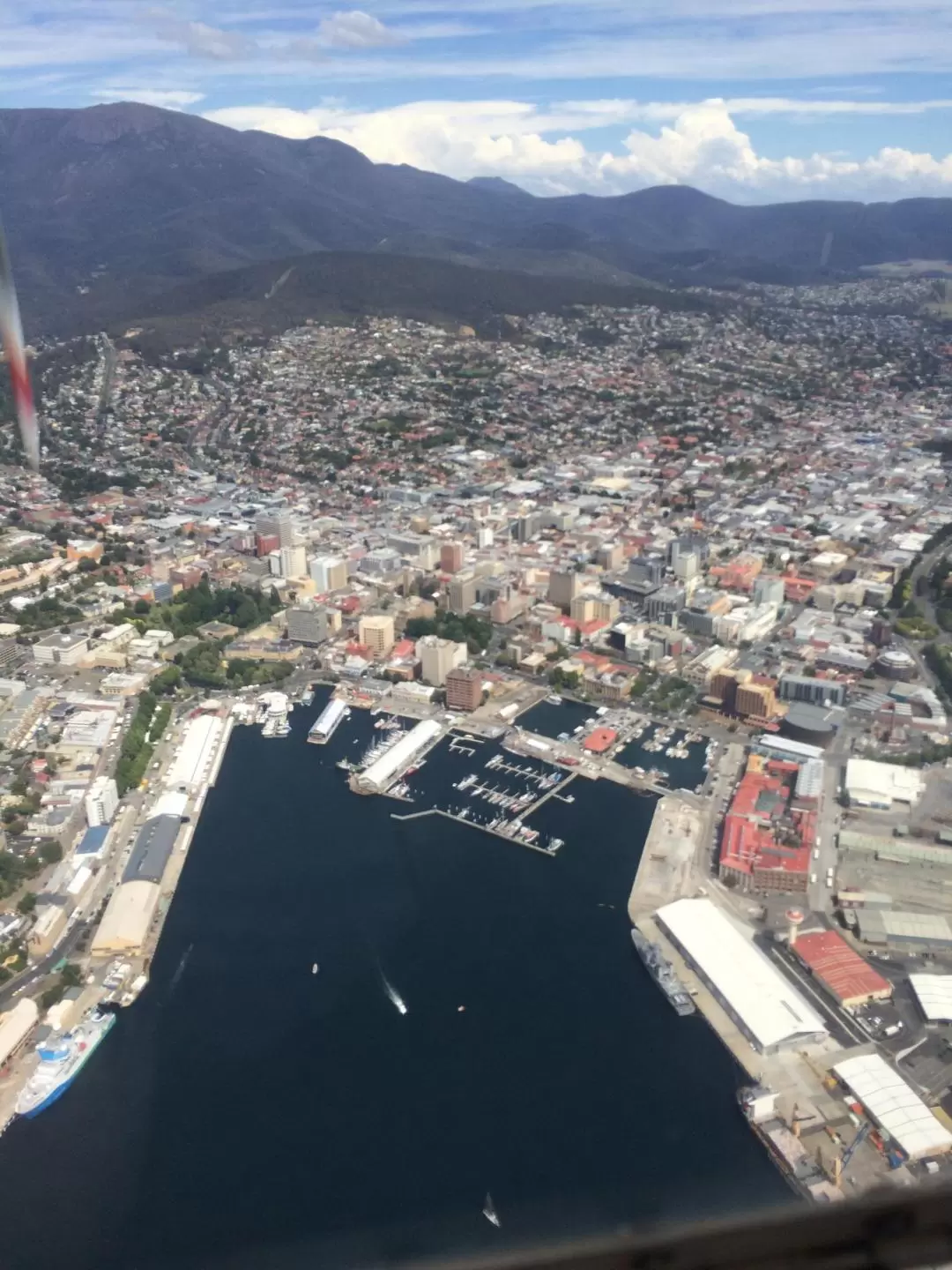 Hobart City Scenic Aeroplane Flight Experience