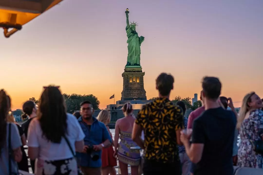 Statue at Sunset Cruise Experience in New York