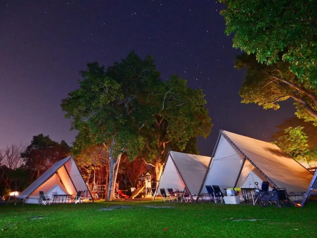 Miaoli: Bell Tent Glamping Experience in Whispering Tree Campground