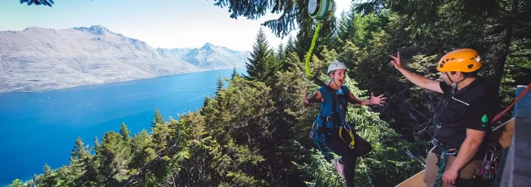 Kereru 2-Zipline + Drop Experience in Queenstown