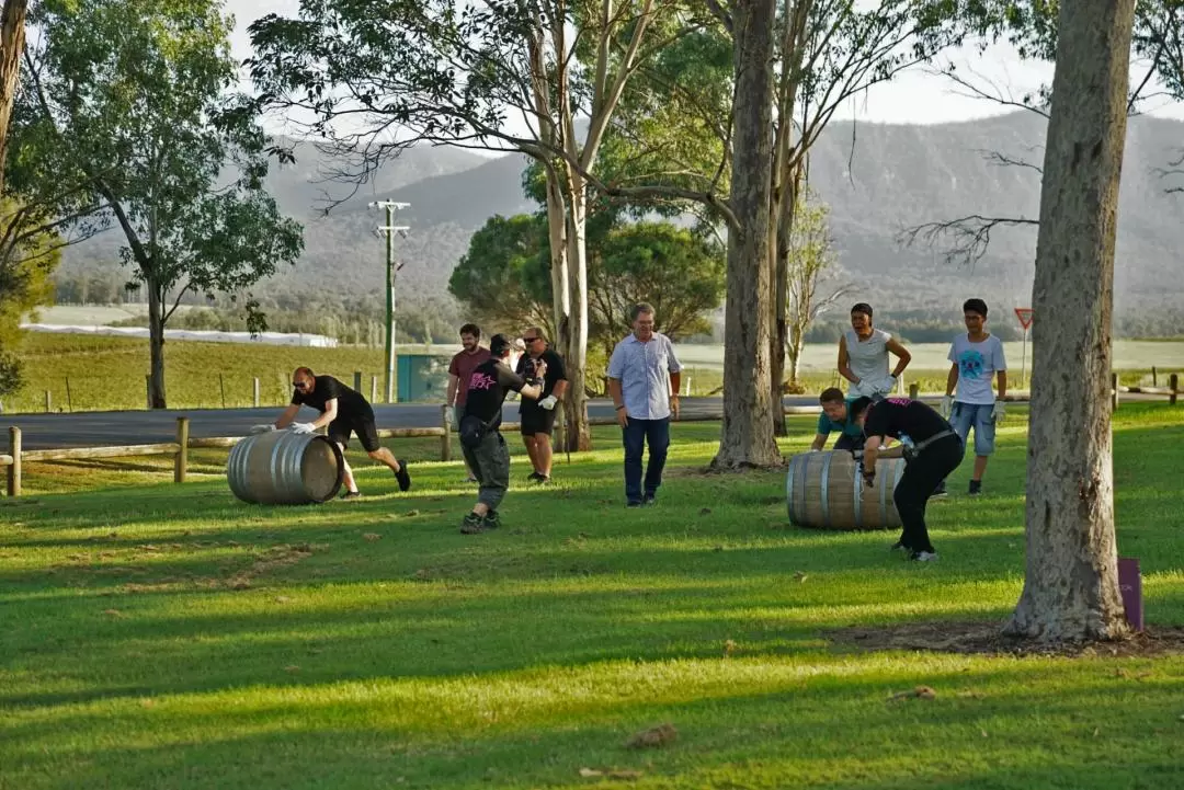 Private Hunter Valley Wine Barrel Rolling Experience