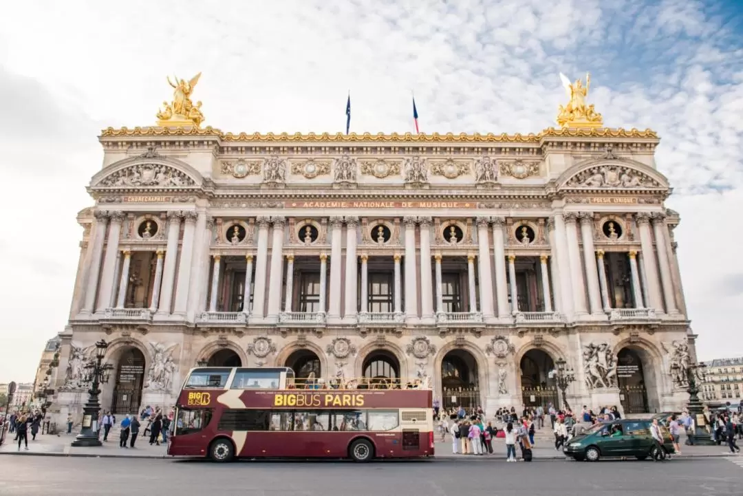 Paris Big Bus Hop-On Hop-Off Tours (Open-Top)