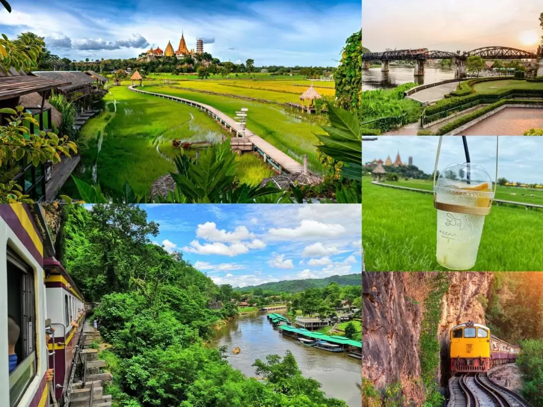 Kanchanaburi Day Tour: Safari Park, Death Railway, River Kwai Bridge, Instagrammable Cafe, Tiger Cave Temple and More