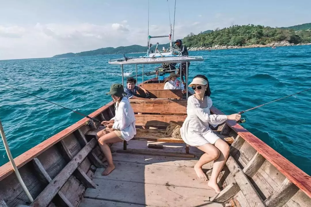 Fishing and Squid Fishing by Private Longtailboat at Lipe Island