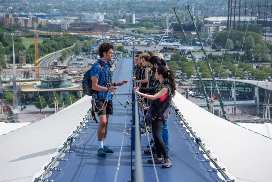 Up at The O2 Climbing Experience in London