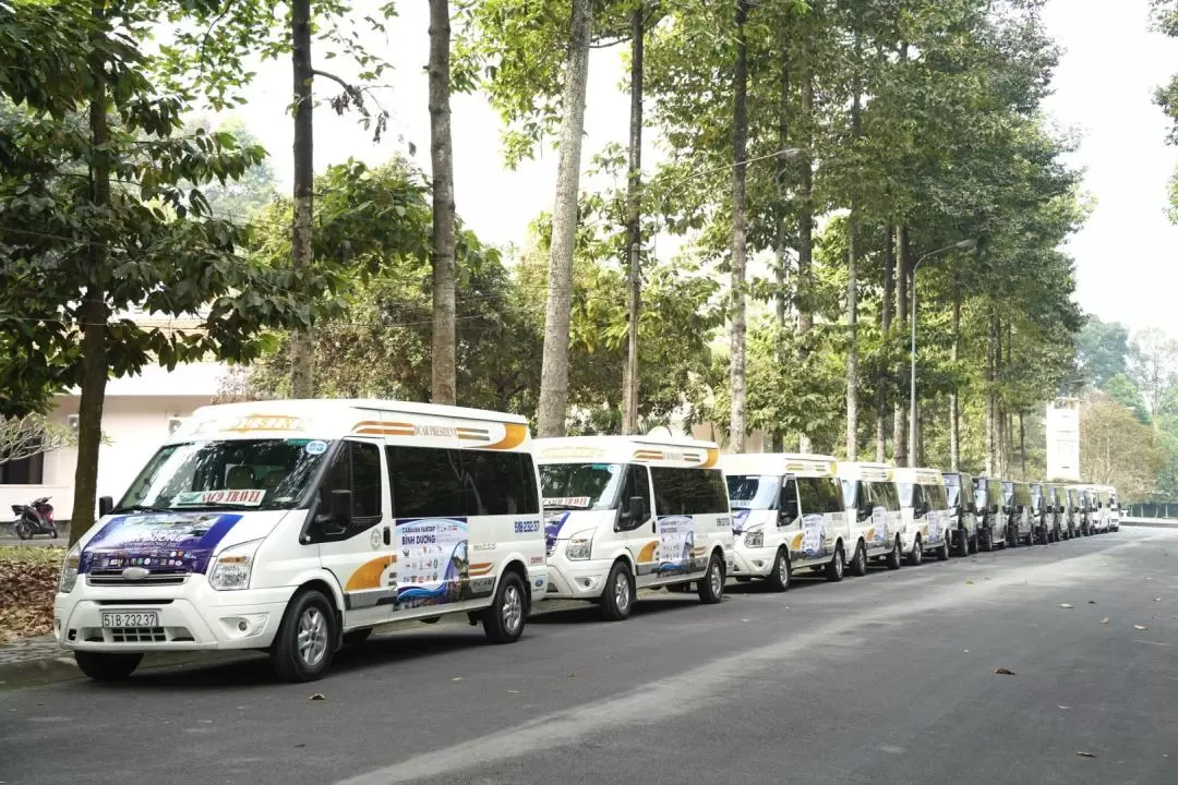 Shared Bus Between Ho Chi Minh City and Tay Ninh (Ba Den Mountain)