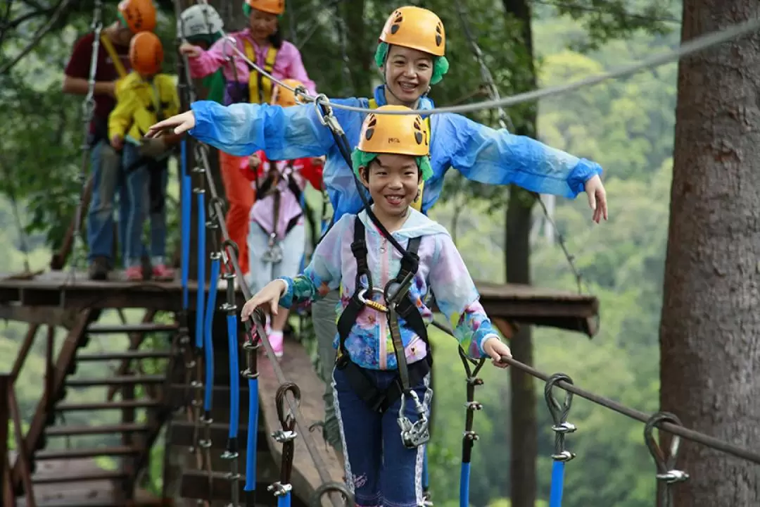 清邁叢林高空滑索體驗