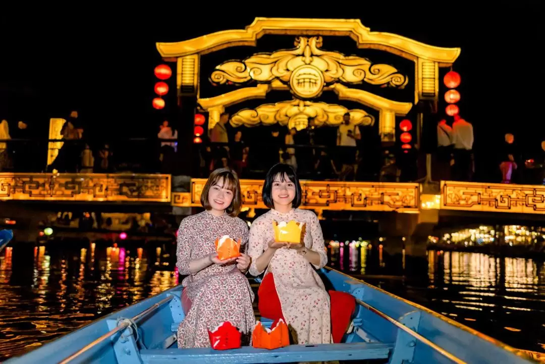 Boat Ride Ticket and Release Lantern at Hoai river in Hoi An 