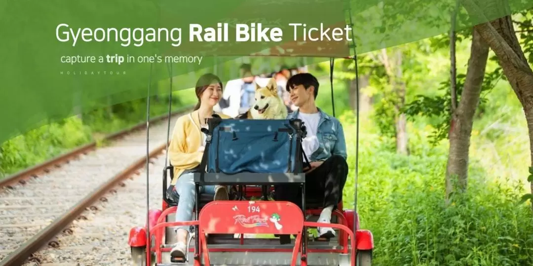 Gangchon Rail Bike Experience (Gyeonggang Station Course)