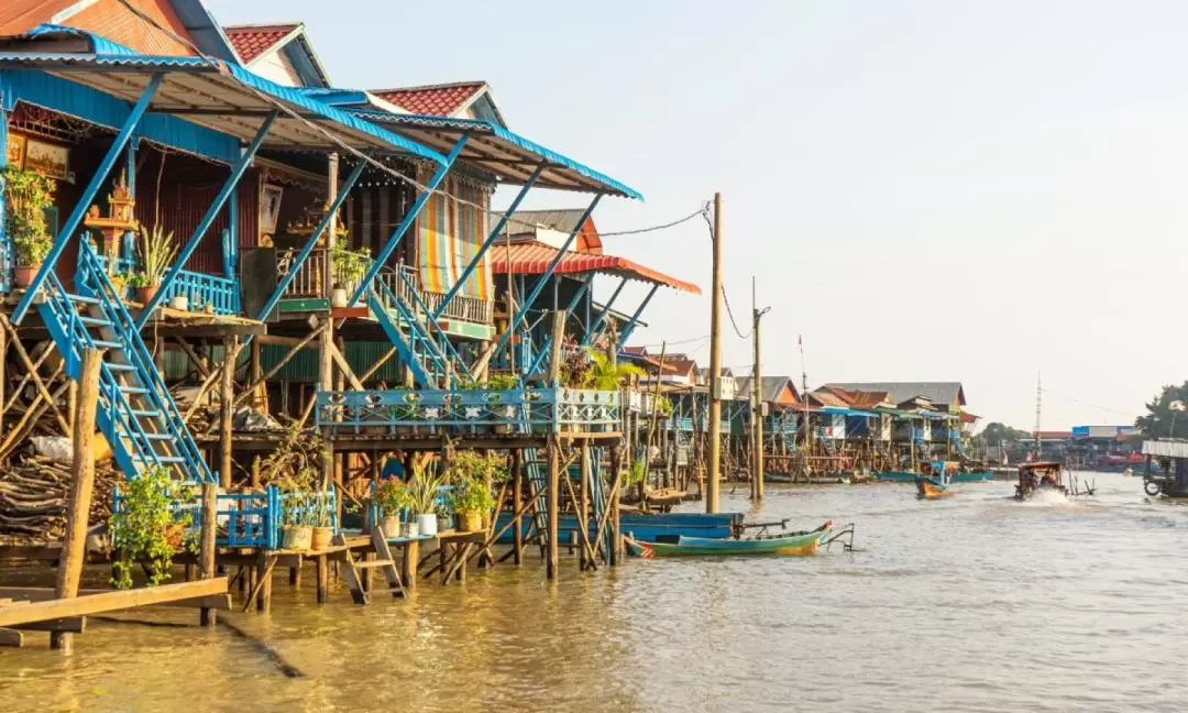 Tonle Sap Lake Floating Village Sunset Boat Tour By Jeep