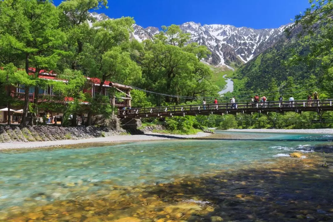 东京 (新宿) 出发・松本, 上高地, 飞驒高山, 白川乡7日巴士周游券