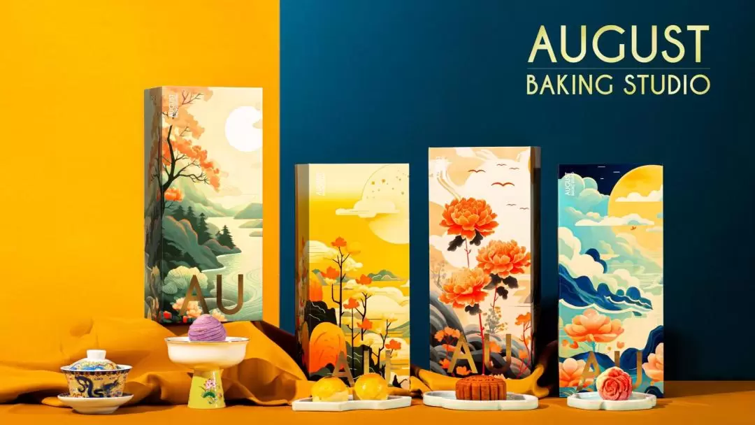 [Free Delivery] August Baking Studio Mid-Autumn Mooncakes 