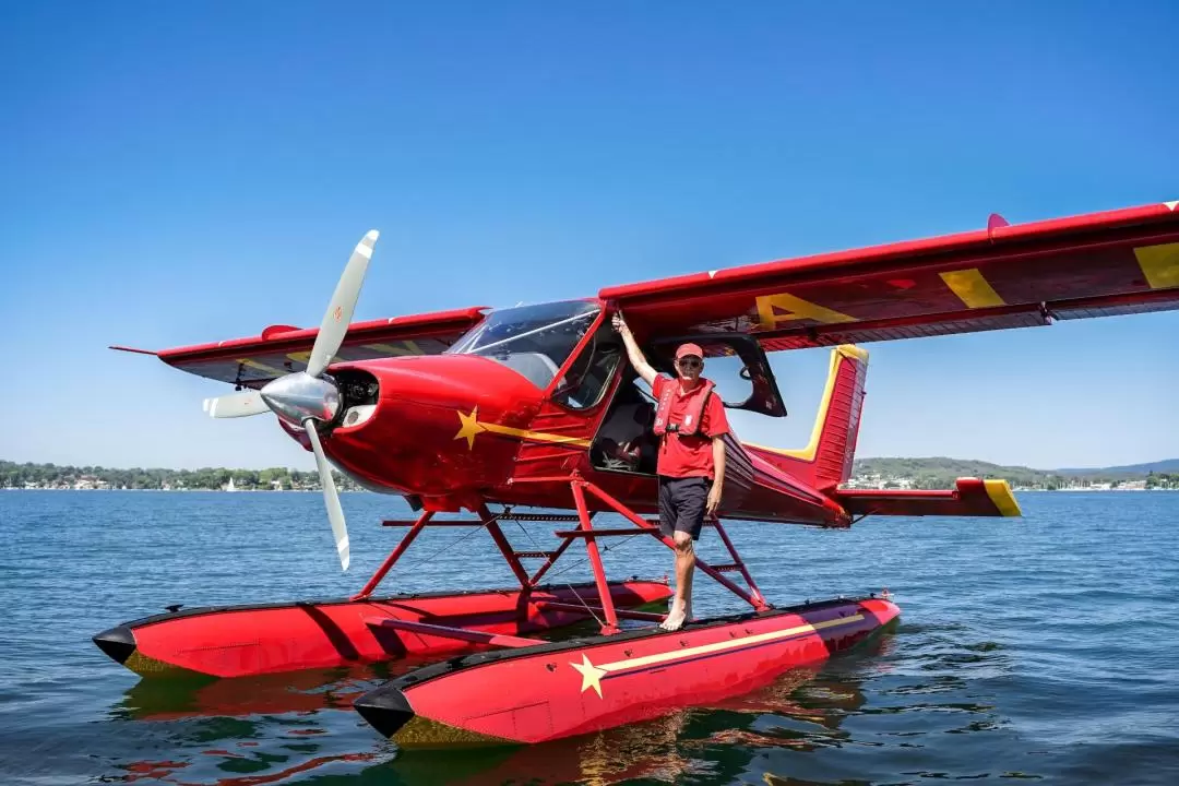 Private Seaplane Flight over South Lake Macquarie