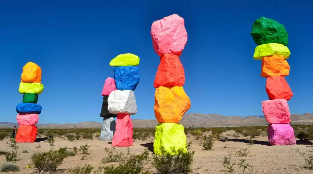 Seven Magic Mountains, Hoover Dam, and Grand Canyon West Tour