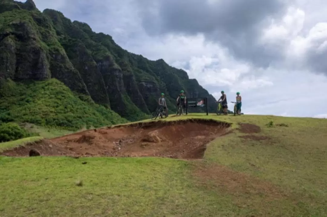 Kualoa Ranch Electric Mountain Bike Adventure Tour in Hawaii