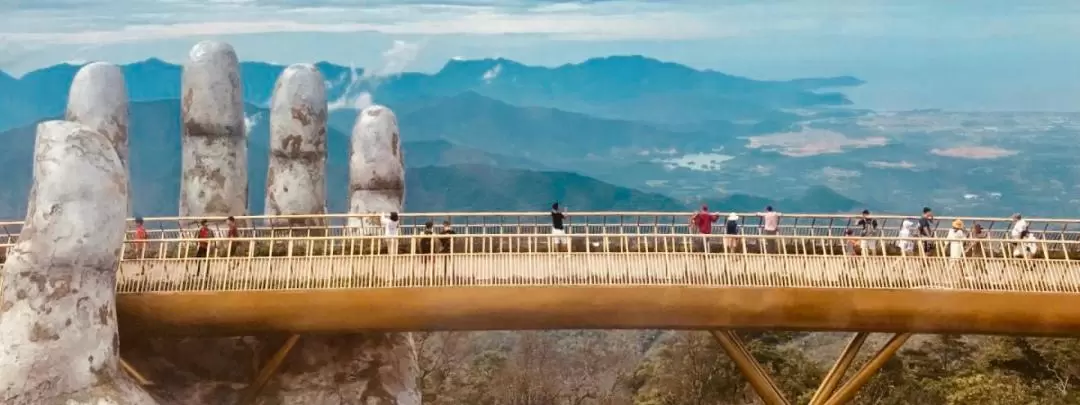 ゴールデンブリッジ・バーナーヒルズ 日帰りプレミアツアー・ケーブルカー乗車付き（ダナン）