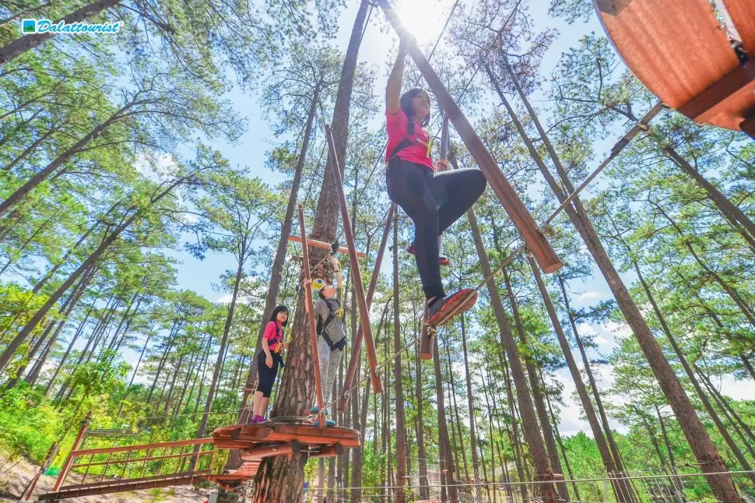 High Rope Course Adventure in Da Lat