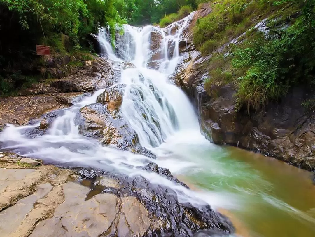 Da Lat Conquer Langbiang Mountain, Datanla Waterfall Day Tour with Optional Lumiere Visit 