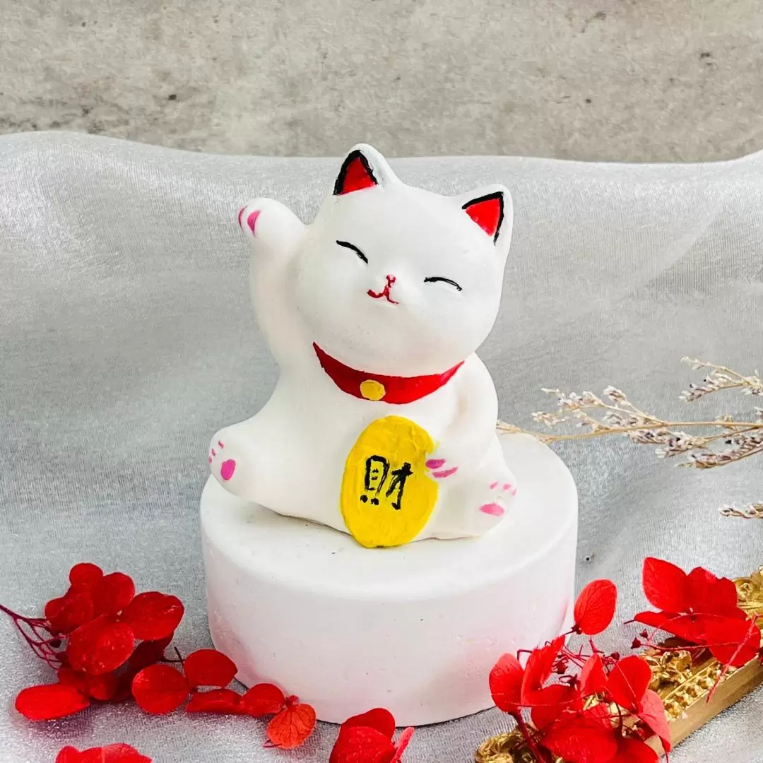 Lucky Beckoning Cat Chinese Lucky Cat Fortune Cat Decoration - Temu