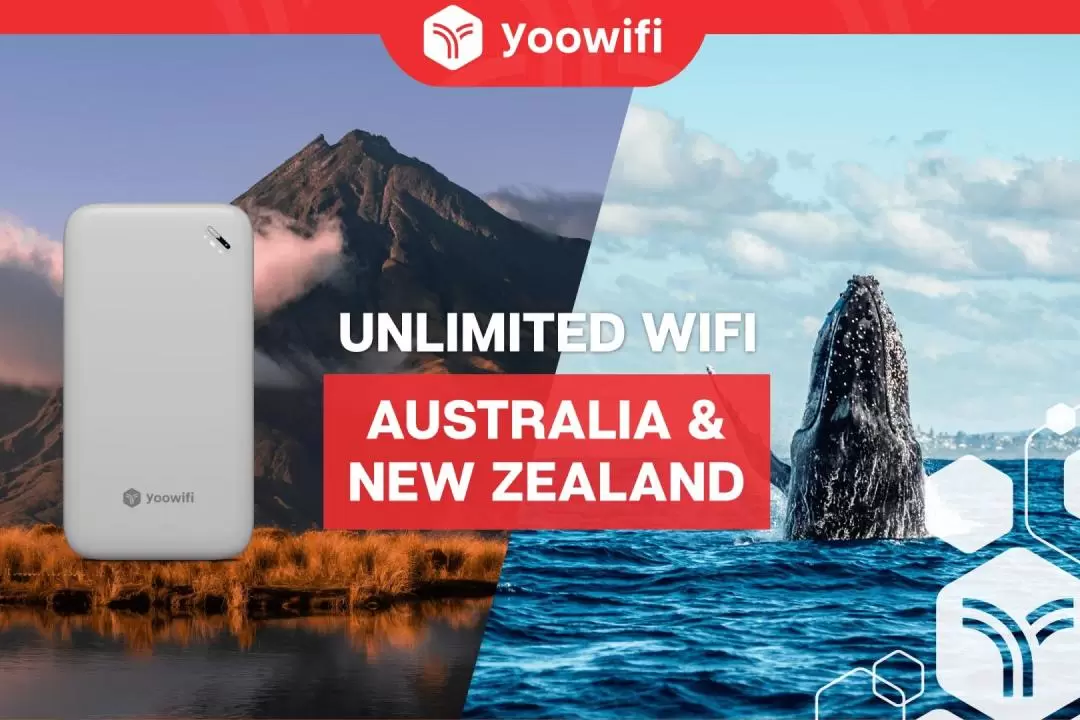 Unlimited 4G Travel UPSIZED WIFI for Australia and New Zealand