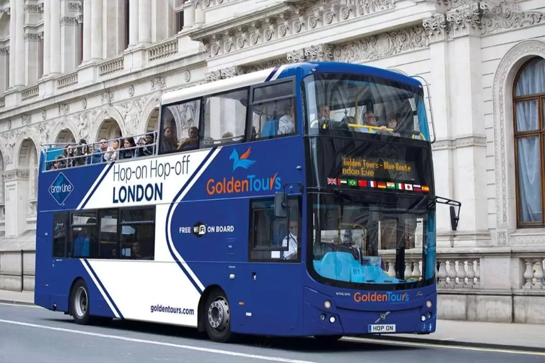 London or Windsor Golden Tours Hop-On Hop-Off Bus Tour